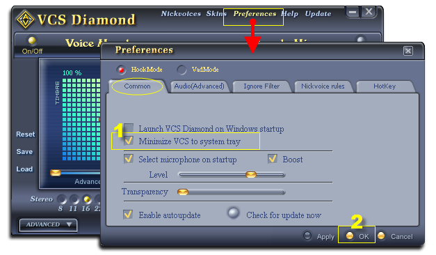 Fig 1: AV Voice Changer Software Diamond [Main GUI]